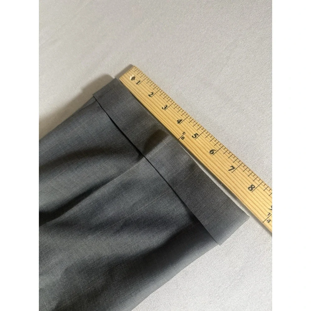 VINTAGE Brooks Brothers Suit Adult 38S Beige Wool Cuffed Hem 2 Piece Mens